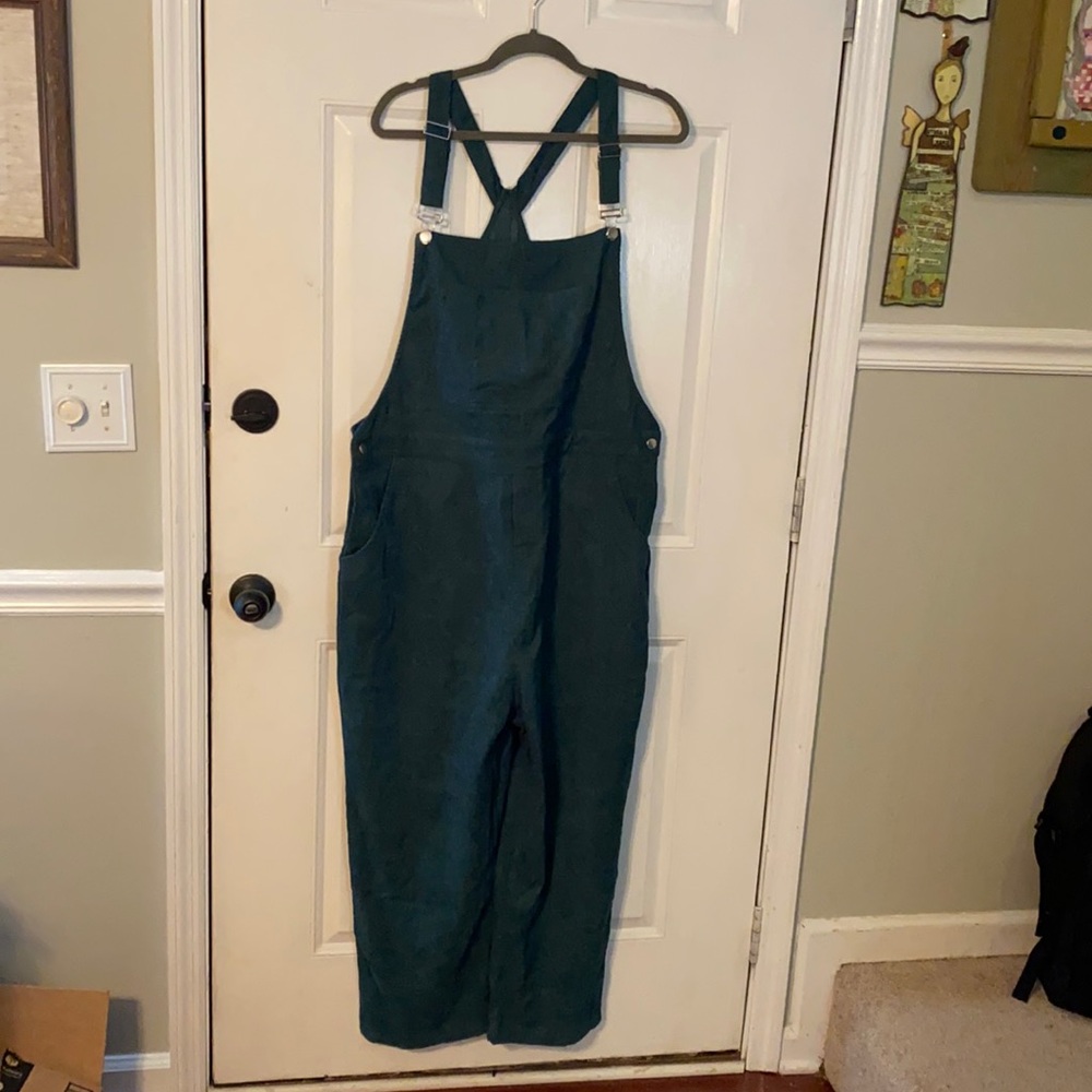 Forrest Green Corduroy Overalls